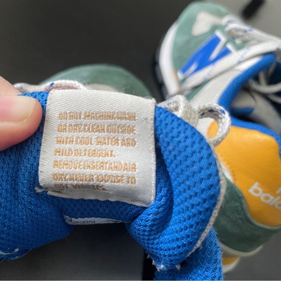 New Balance nightwatch green cobalt 574 sneakers - Picture 6 of 7